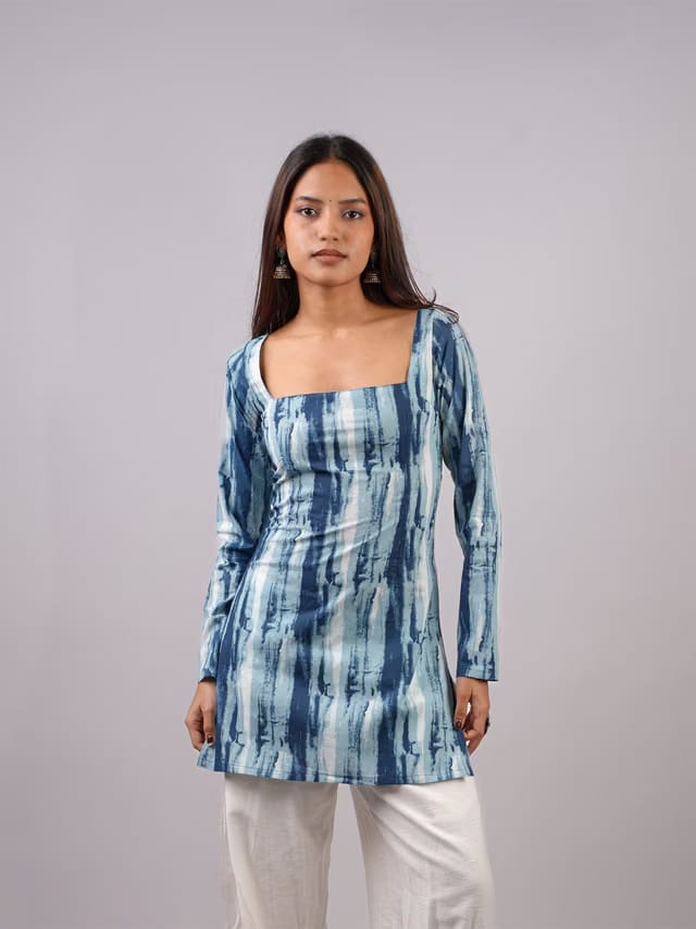 Jaya Sleeved Corset Kurti