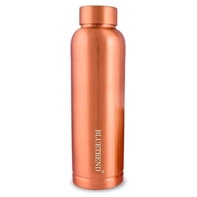 Blue Trend Copper Charge Water Bottle 950 ml – Pure Copper, Leakproof Drinking Bottle