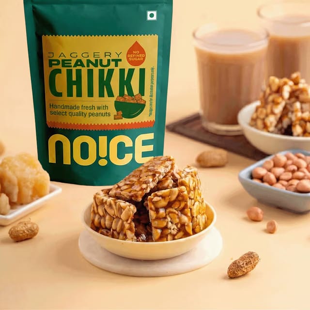 NOICE Jaggery Peanut Chikki (Handmade & No preservative sweets)
