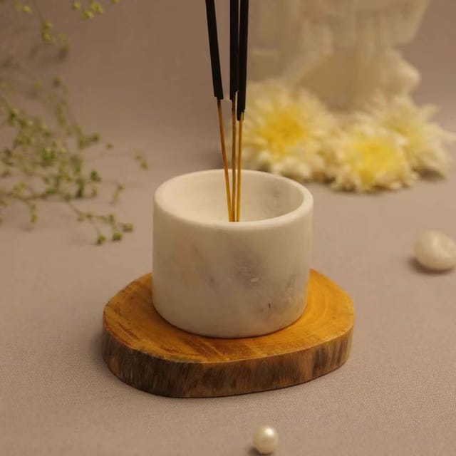 Katkaria Creations Marble Incense Holder