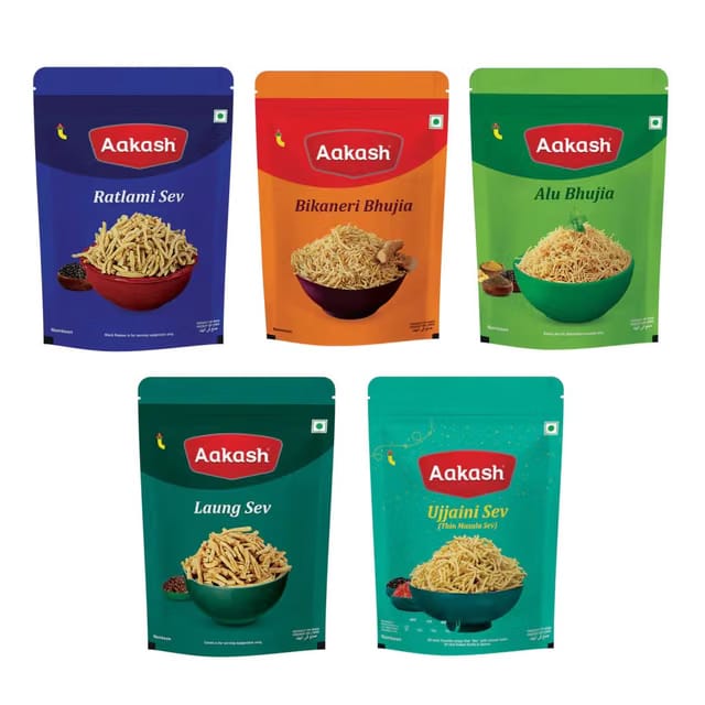 Aakash Namkeen Special Sev & Bhujia Combo