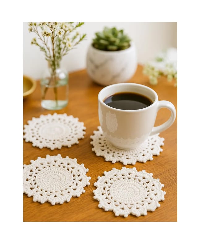 Crochet Coasters Set of 4