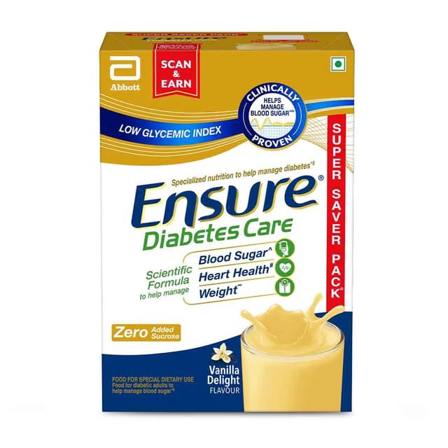Ensure Diabetes Care Vanilla Powder With High Fiber
