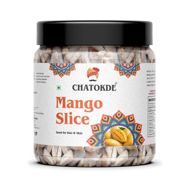 CHATOKDE Mango Slices Churan Mouth freshner/Mukhwas 350 gm. Jar aam papad churan