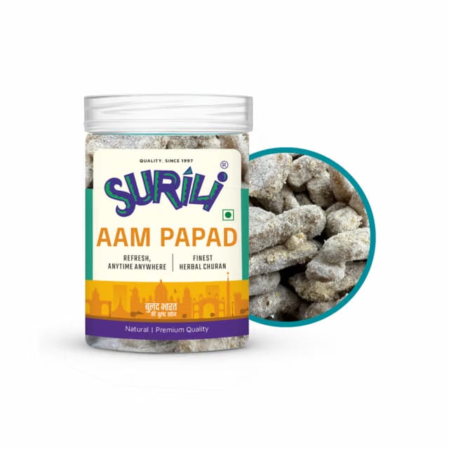 Surili Aam Papad Mukhvas Mouth Freshener Tin Jar