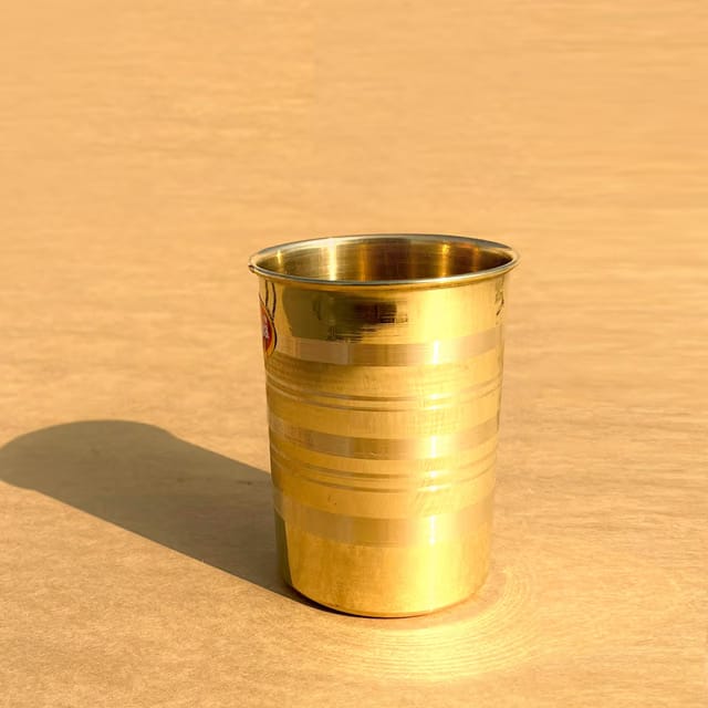 100% Brass Tumbler