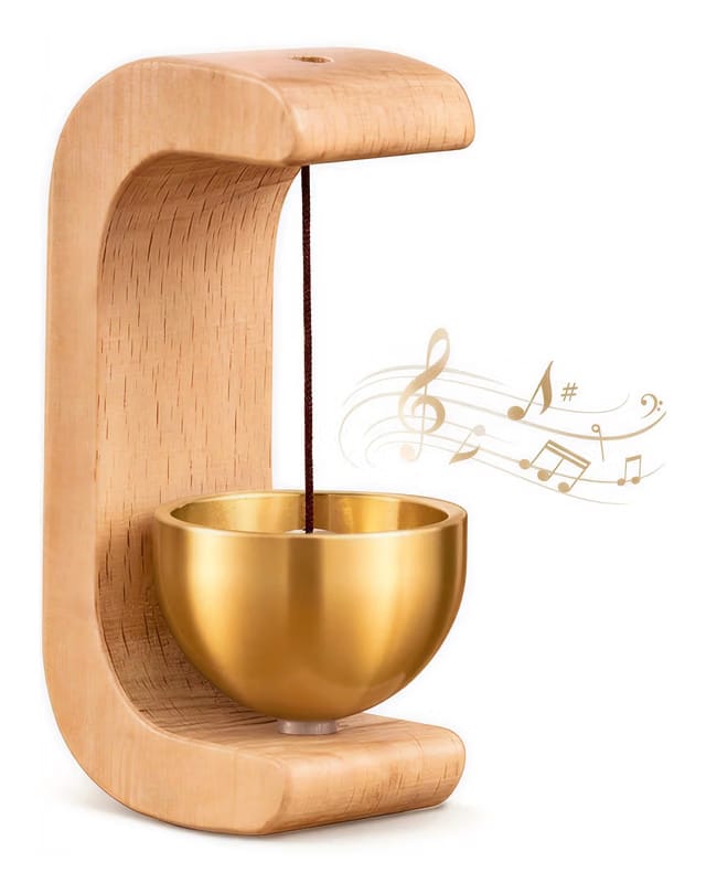 Magnetic Door Chime Bell, Wooden Wind Chime Shopkeepers Doorbell for Door Opening