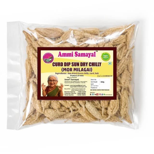 Ammi Samayal Curd Dip Sun Dry Chilly (MorMilagai Vathal)