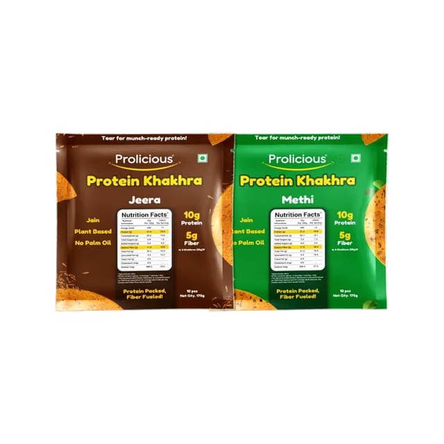 Prolicious High Protein Jeera & Methi Khakhra
