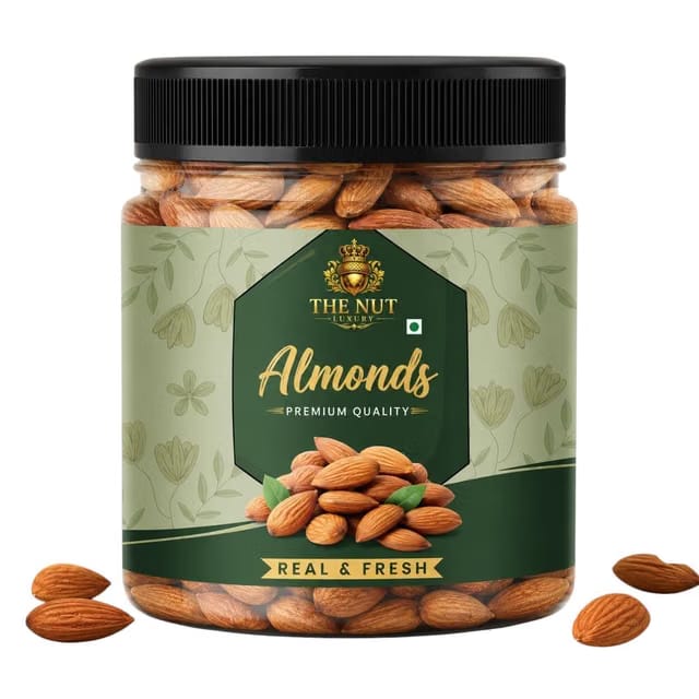 THE NUT LUXURY Pure California Almonds 100gm (Badam Giri)