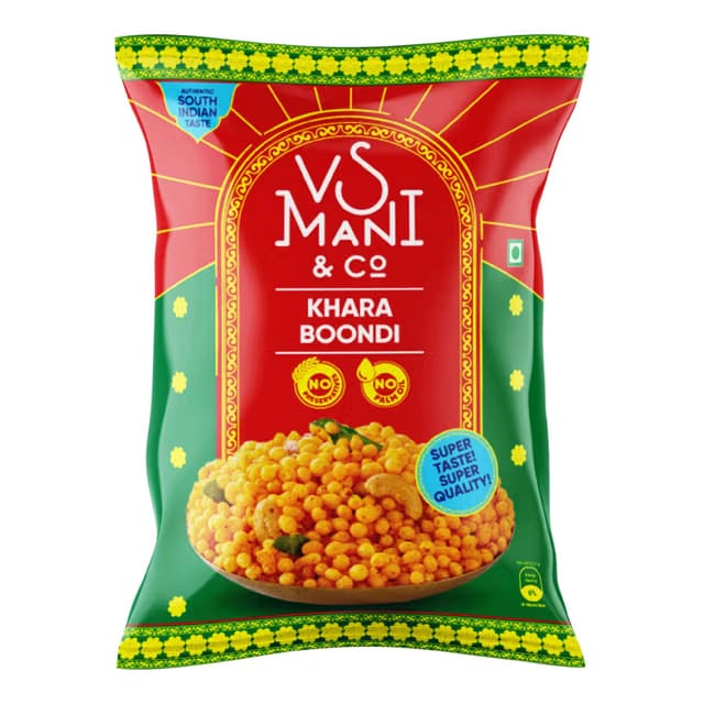 VS Mani Khara Boondi, No Palm Oil