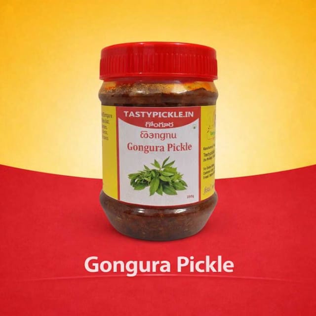 tastypickle.in Homemade Gongura pickle Ambade ka achar Gongura Pickle