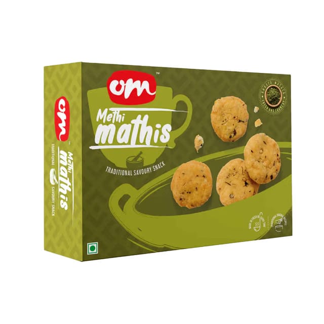 OM Sweets & Snacks Methi Mathis