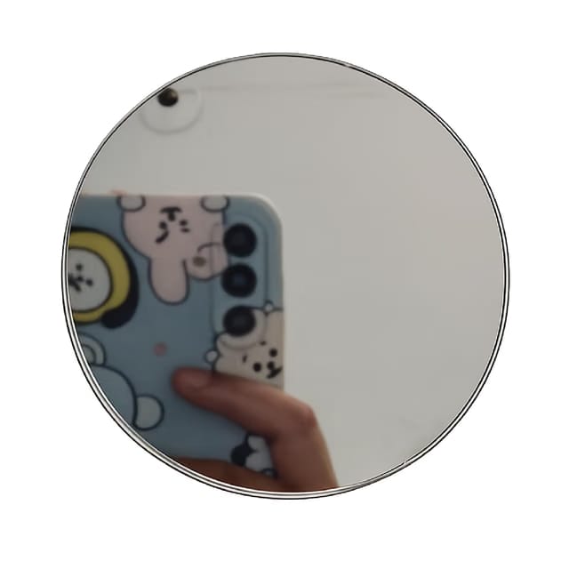 Art Corner Round Glass Craft Mirrors 3 Inch