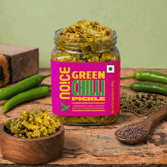 NOICE Green Chilli Pickle (Homestyle & No preservatives)