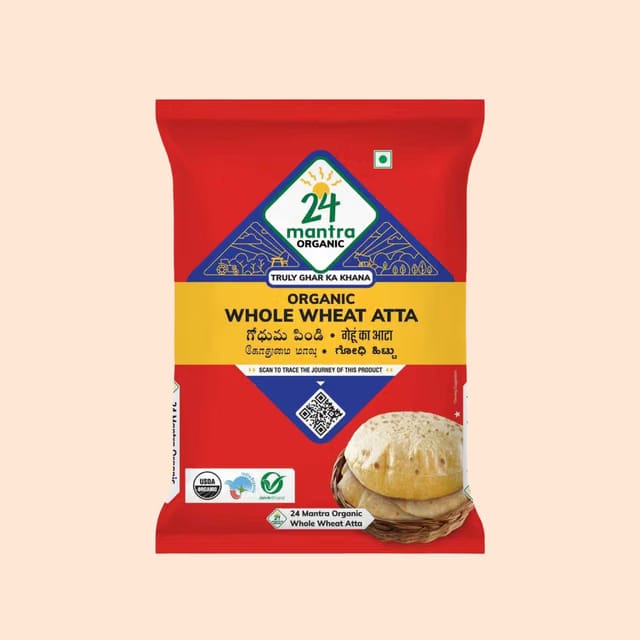 24 Mantra Organic Whole Wheat Atta