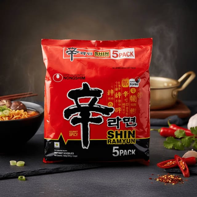 Nongshim Shin Ramyun Soup Noodles Soup (5 in 1)
