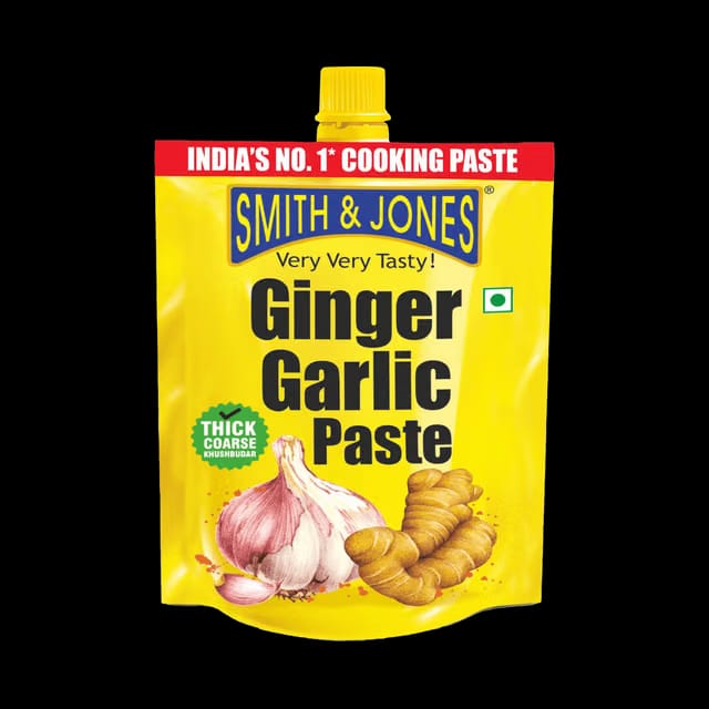 Smith & Jones Ginger Garlic Paste, India's No.1 Cooking Paste, Thick & Coarse