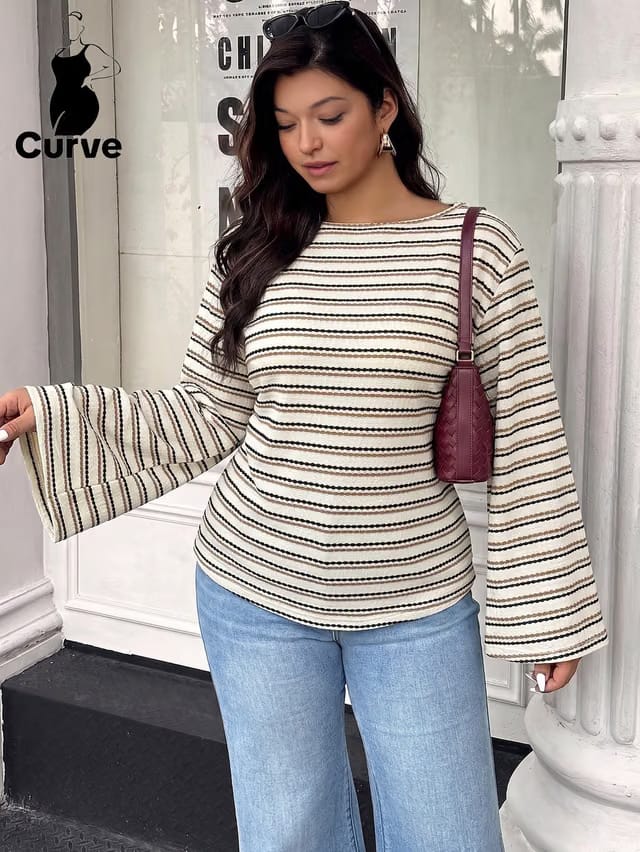 Women's Plus Size Gathered Top
