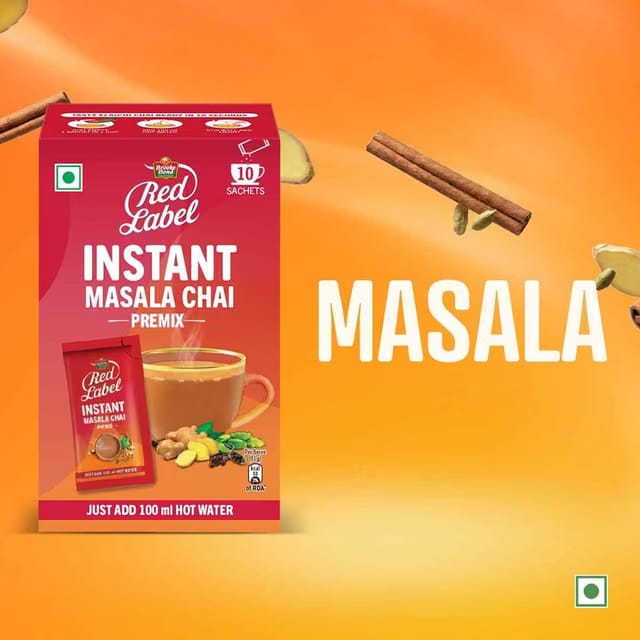 Brooke Bond Red Label, Instant Masala Chai Premix, Instant Tea Premix