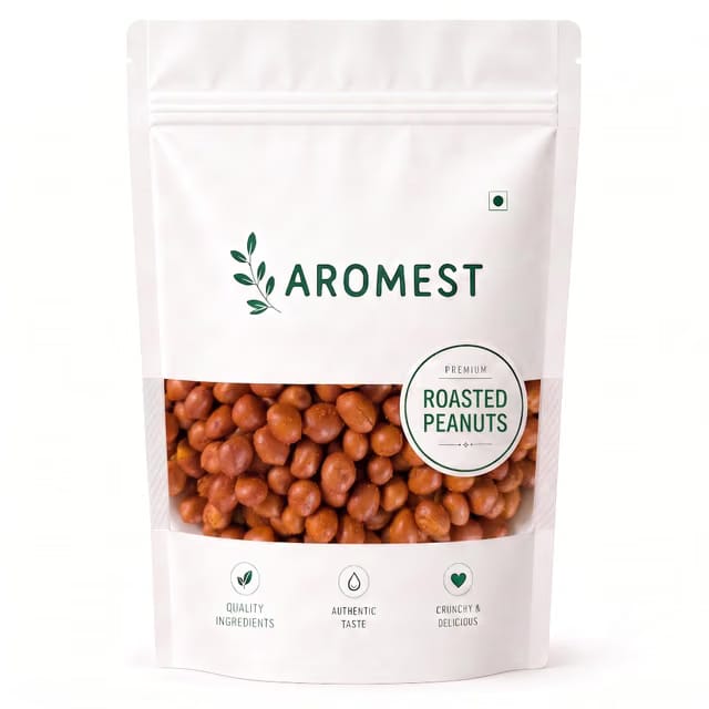 AROMEST Kerala Roasted Peanuts 200g Crispy Spiced Groundnuts