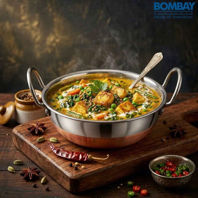 Stainless Steel Kadai With Copper Bottom