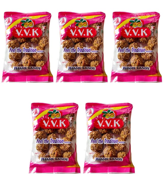 V.V.K.Sweets Kovilpatti White Sesame Candy Balls