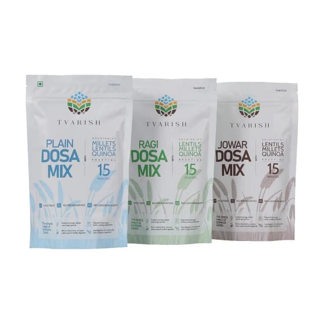 Tvarish Instant Dosa Mixes Combo (3 * 200g)