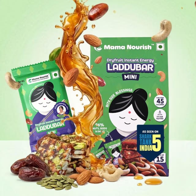 LADDUBAR Minis Dryfruit Date Bites Energy Bars