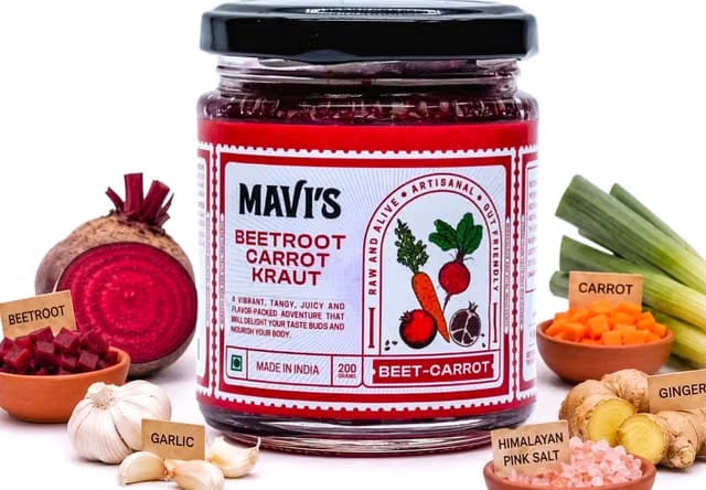 Mavi’s Beetroot Carrot Kraut