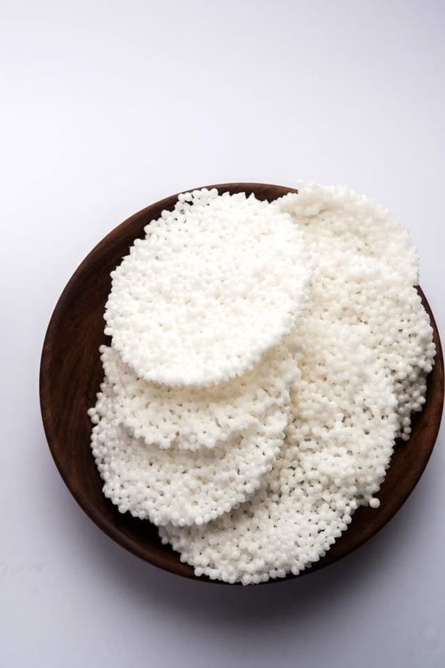 Organic Grocery Sabudana Papad Plain