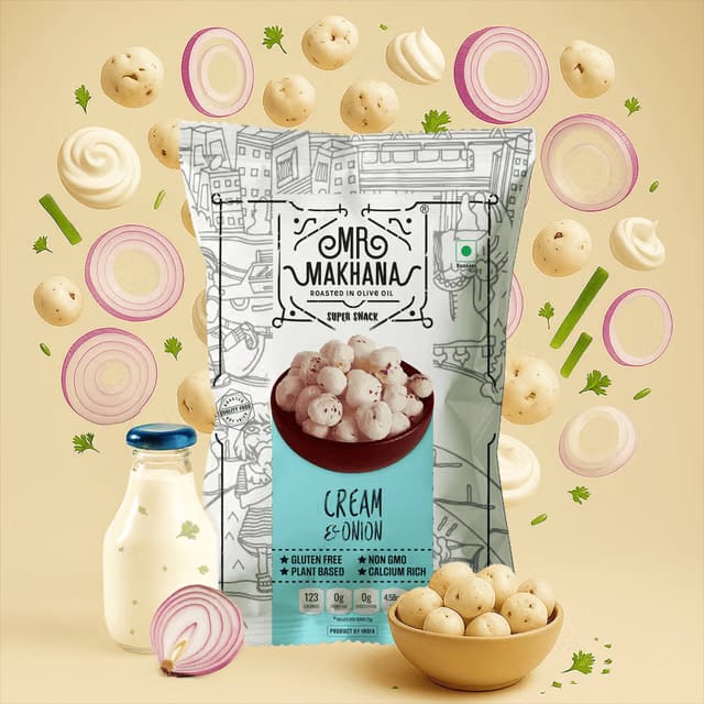 Mr Makhana Cream & Onion