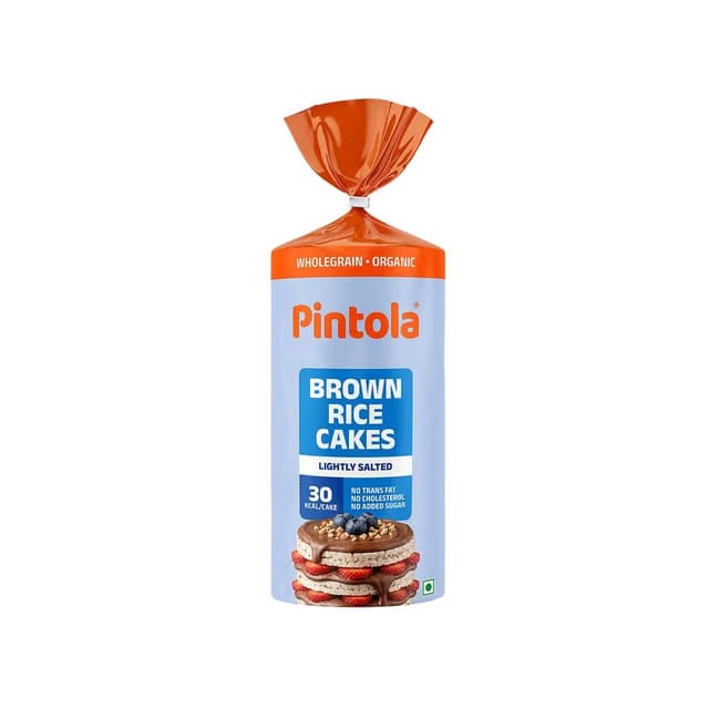 Pintola Wholegrain Brown Rice Cake (Lightly Salted)