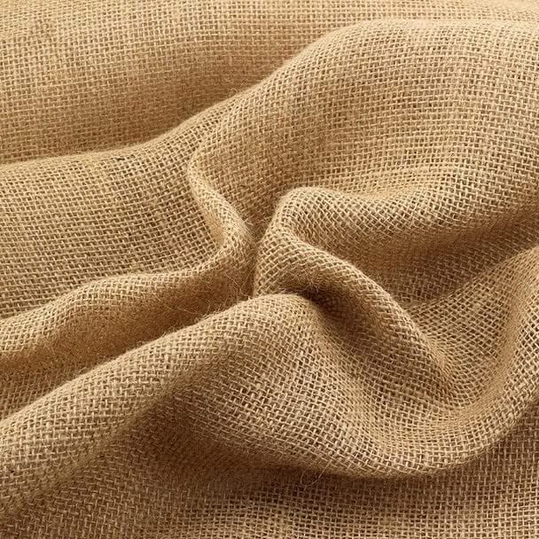 Eco Friendly Jute Fabric Material for Bags Crafts Upholstery and Home Decor- Width : 50" Size (2 Meter)
