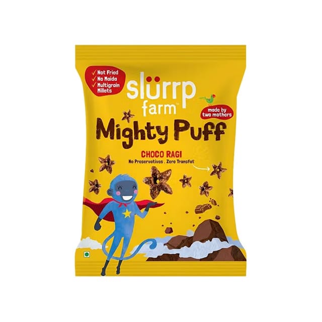 Slurrp Farm Choco Ragi Puffs