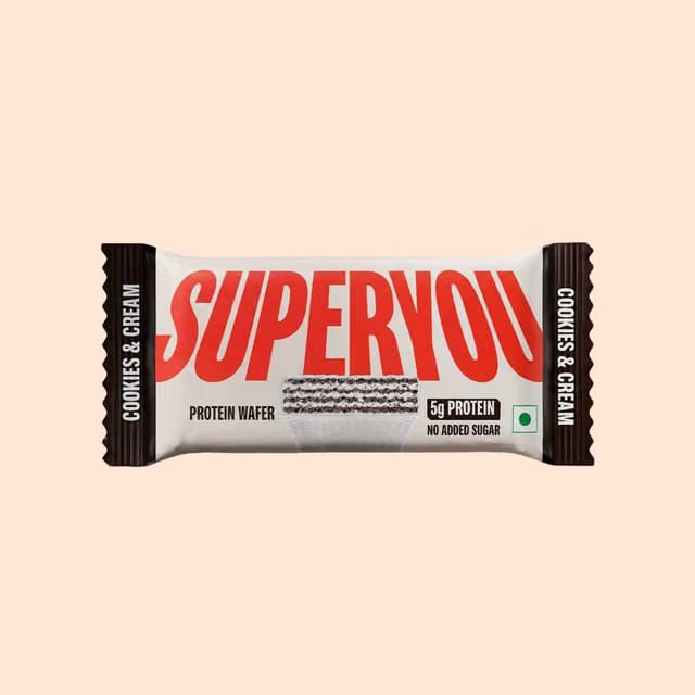 SuperYou Mini Cookies & Cream Protein Wafer Bar