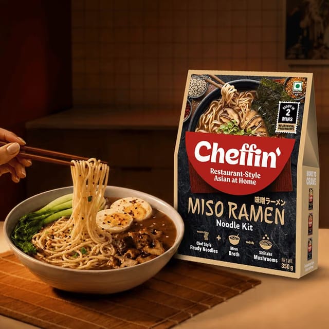 Cheffin Japanese Miso Ramen Flavoured Instant Noodles Kit