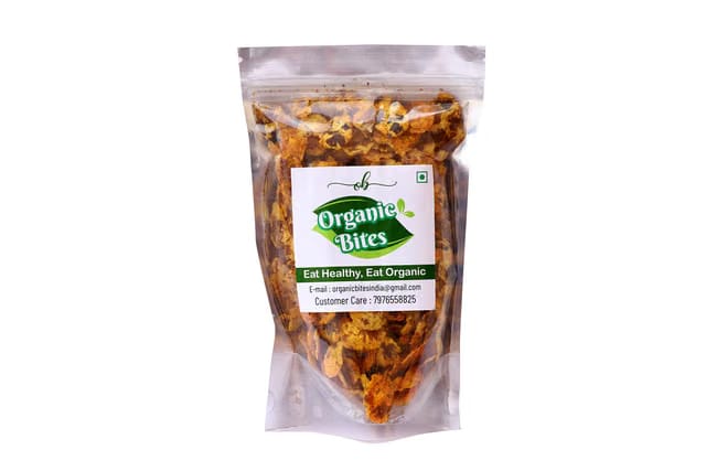 Organic Bites Roasted Chana JOR Garam Namkeen (Oil free, Protein Rice & Gluten Free)