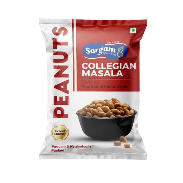 Sargam Foods Peanuts – Spicy Roasted Indian Snack, Crunchy & Flavorful, Ready-to-Eat
