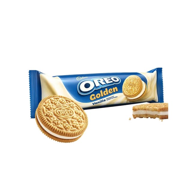 Oreo Golden Vanilla Sandwich Cream Biscuits