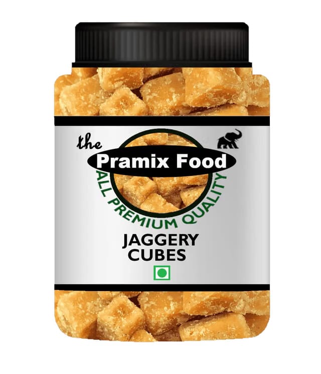 Pramix Organic Jaggery Cubes 500gms [Pure, Natural, No Preservatives Added], Jaggery Cube, Gud, Desi (Gur, Gud)