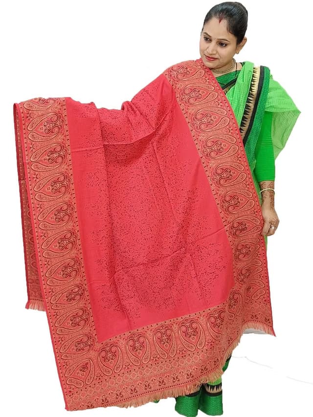 SPRHA Women Paisley Woven Design Shawl