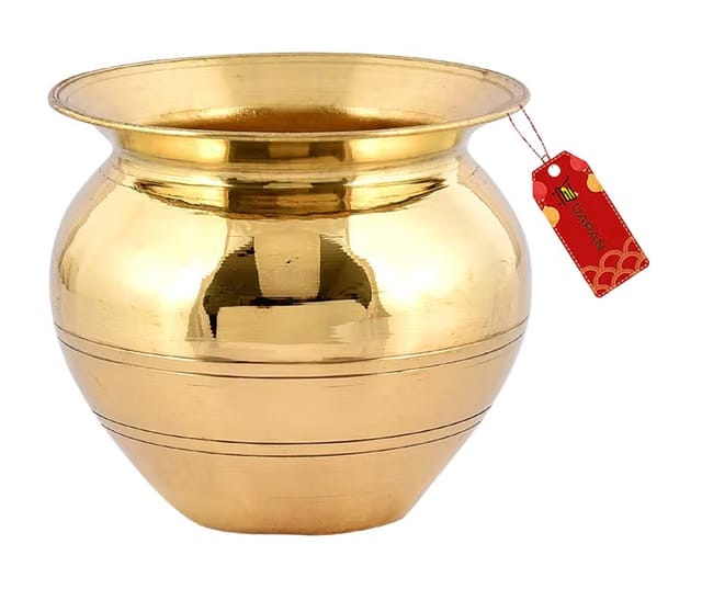 Brass Pooja Kalash Lota (Pack of 1, Brass)