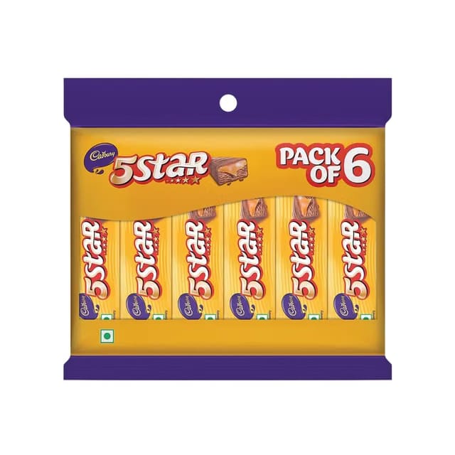 Cadbury 5 Star Kitted Pack Chocolatey Bars