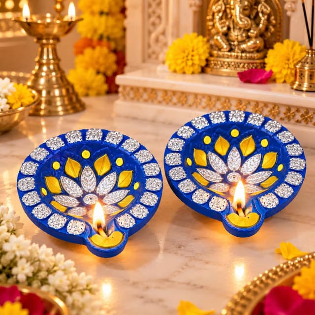 Yuvraj 3 Inch Handmade Terracotta Clay Diya