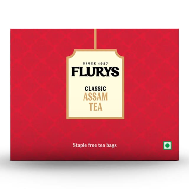 Flurys Classic Assam 100 Teabag Foil