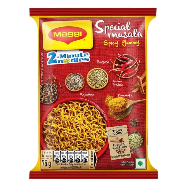 MAGGI 2-Minute Special Masala Instant Noodles