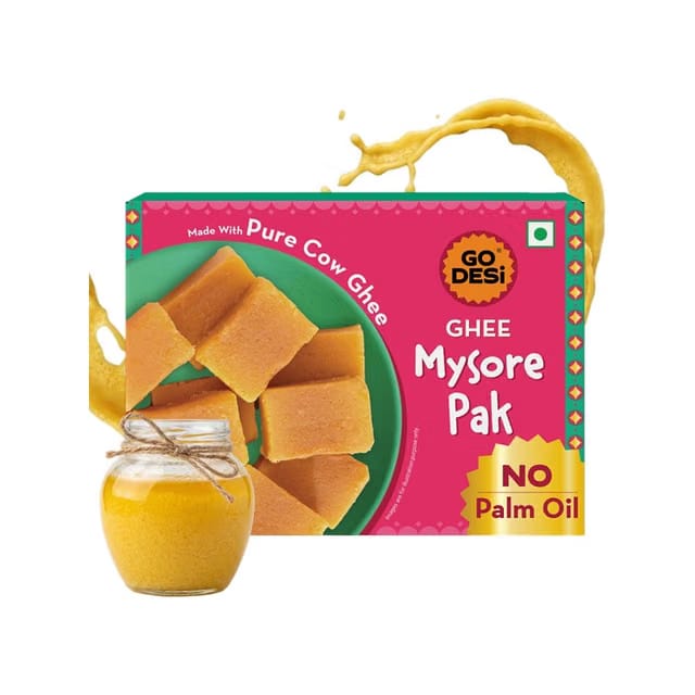Pure Cow Ghee Mysore Pak by GO DESi