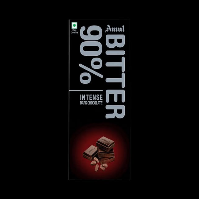 Amul Bitter 90% Chocolate
