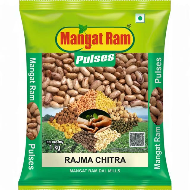 Mangat Ram Unpolished Rajma Chitra